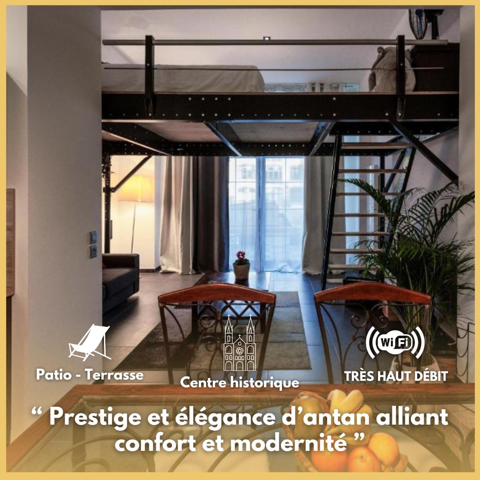 Manhattan Loft - Centre - 5 Mn A Pied Gare - Parking Prive - Patio Troyes Exterior photo